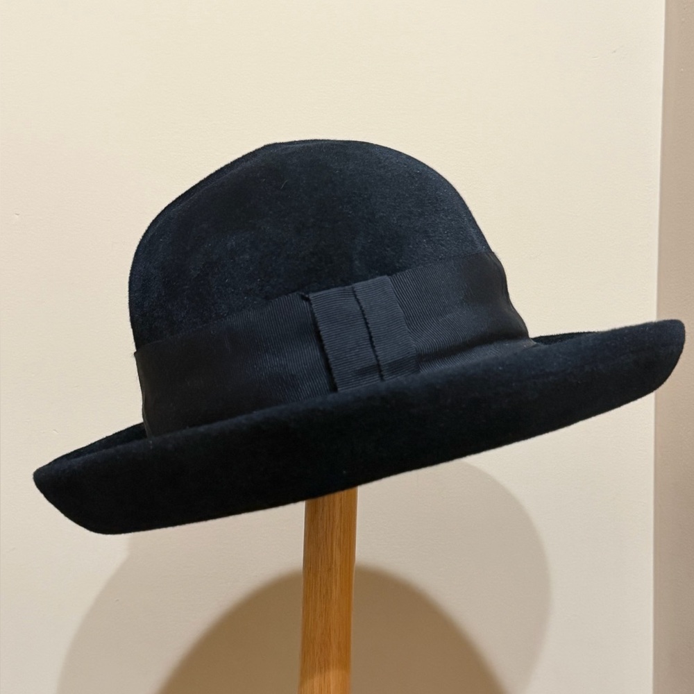 Christian Dior Vintage Wool Derby Style Hat